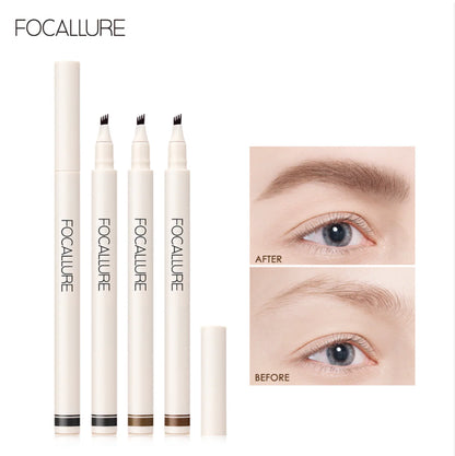 FOCALLURE - Tinted brow Ink Pen #1 DARK GREY